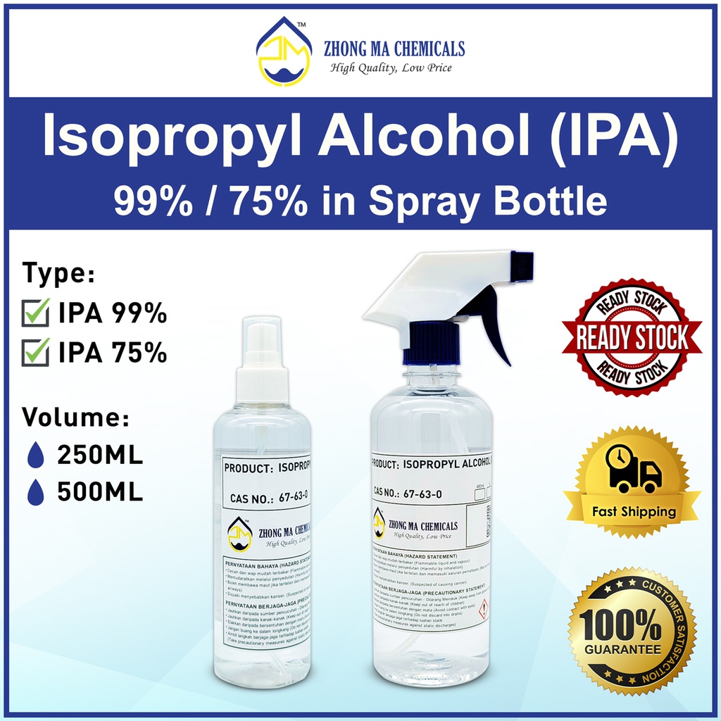 ISOPROPYL ALCOHOL SPRAY 99% / 75%