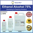 ETHANOL ALCOHOL 75% (ANTISEPTIC, ETHYL RUBBING ALCOHOL)